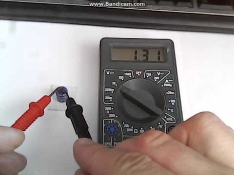 So überprüfen Sie Kondensatoren mit einem Multimeter ohne Löten, überprüfen Sie die Gebrauchstauglichkeit