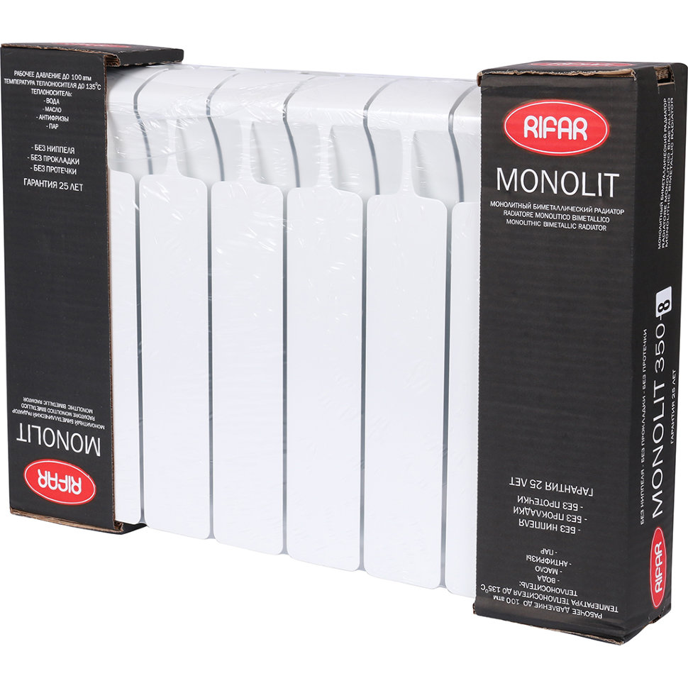 Rifar Monolith Home Radiator: Rifar Monolit 500 Batteriedesign, Typen und Auswahl von Bimetall
