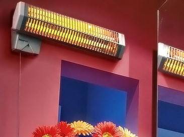 Vægmonterede infrarøde varmelegemer