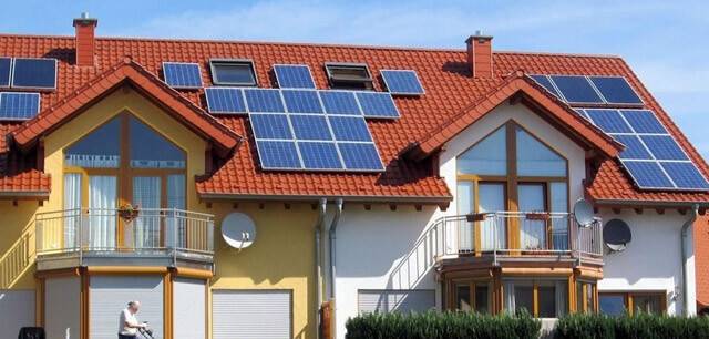 Methoden der Solarheizung eines Privathauses