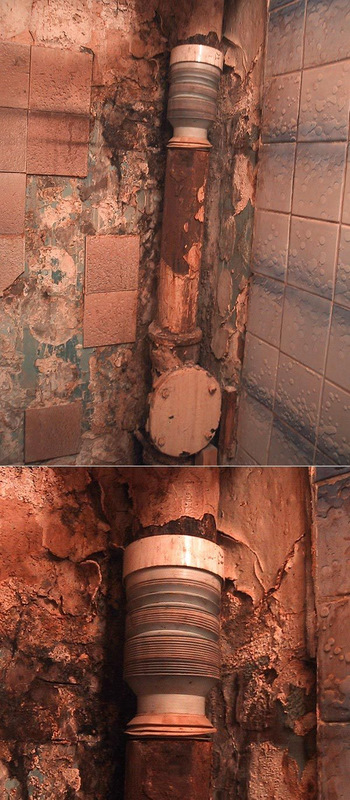 Installation von gusseisernen Abwasserrohren zum Selbermachen