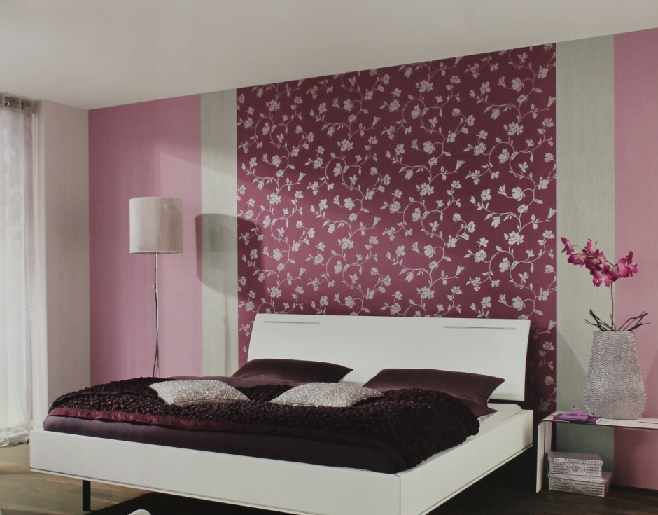 Tapeten für das Schlafzimmer - 95 Fotos, schöne Gestaltungsideen, Kombinationsmöglichkeiten, Tipps zur Auswahl