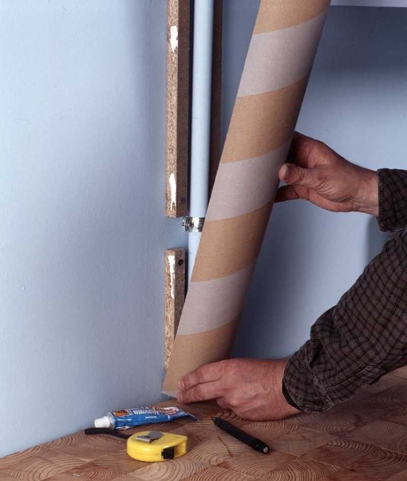 Designnuancen des Designs eines Gaskessels in der Küche