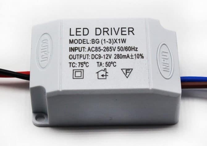 LED-lampekredsløb: simpel driverenhed