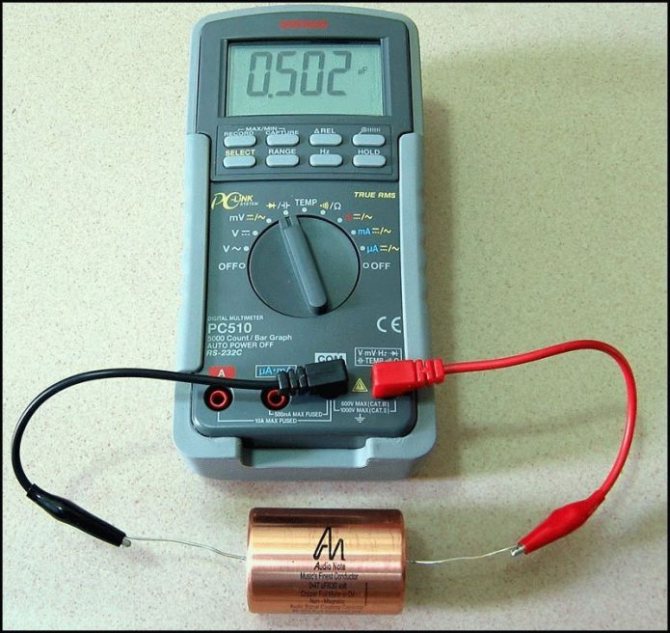 So überprüfen Sie einen Kondensator mit einem Multimeter - Testoptionen