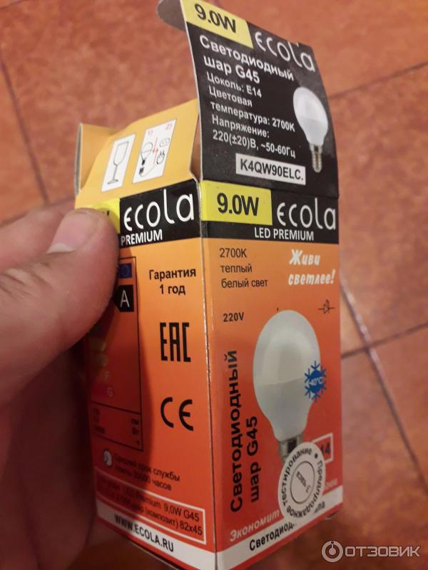 ecola LED-Lampen (33 Fotos): Eigenschaften von dimmbaren LED-Lampen und Diodenlampen auf einer Wäscheklammer, Rezensionen