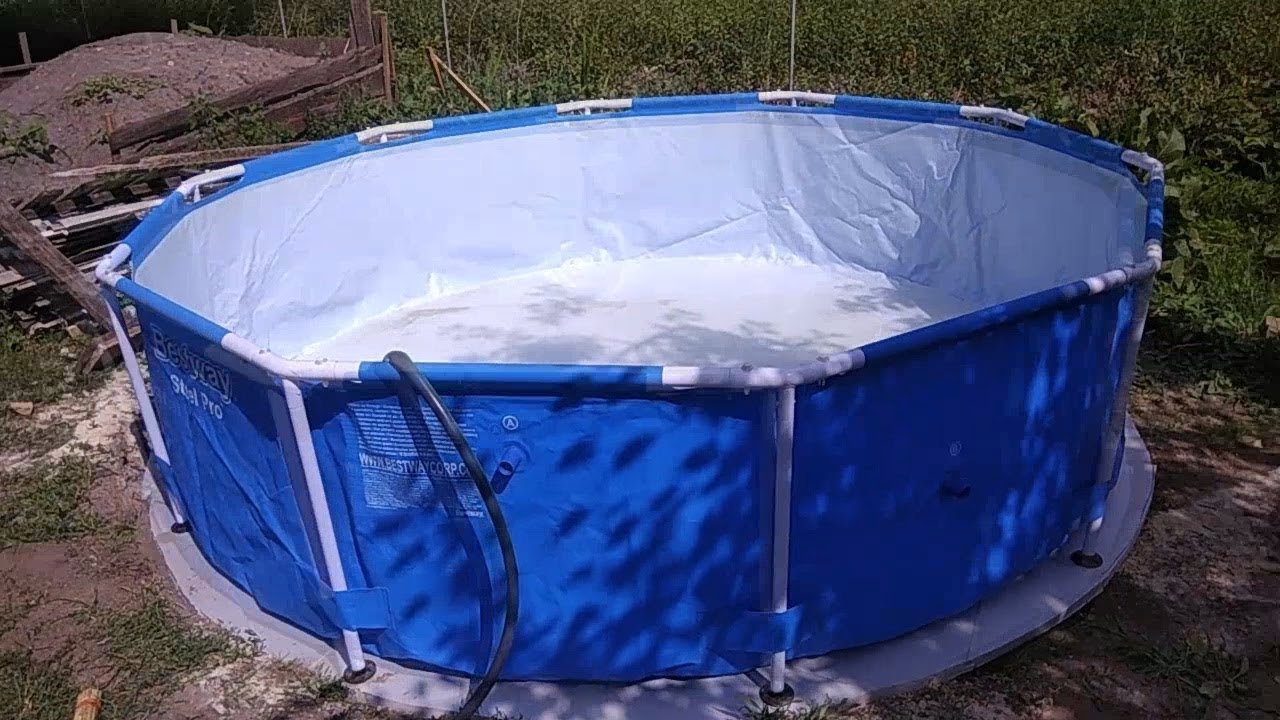 Wo man einen Rahmenpool im Winter lagert: Vorbereitung und Lagerung