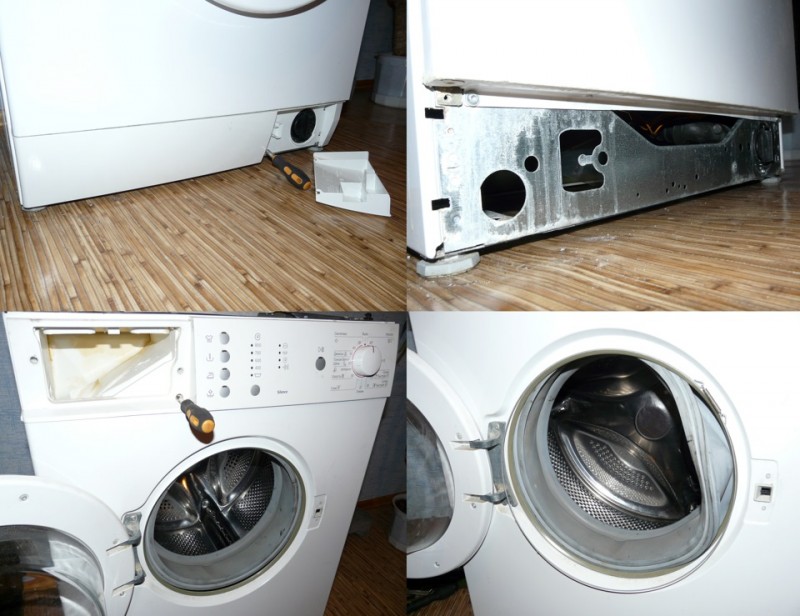 Sådan skifter du lejet på en Indesit vaskemaskine: trin-for-trin instruktioner