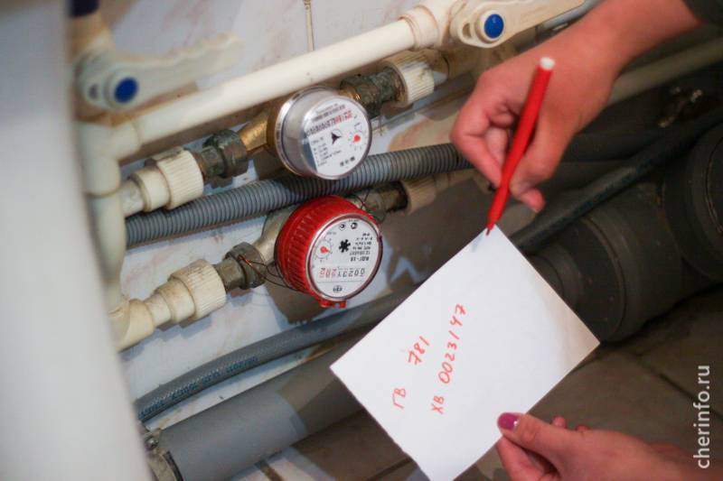 Welche Zahlen auf Wasserzählern müssen bei der Übermittlung von Messwerten abgelesen werden?