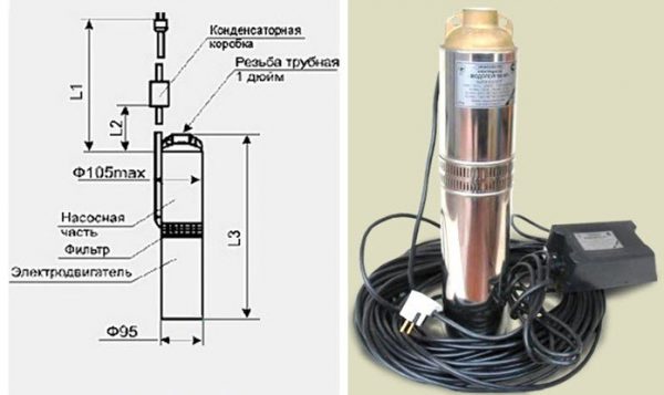 Bohrlochpumpe "Aquarius" - Eigenschaften, interner Aufbau, Anschluss und kleinere Reparaturen