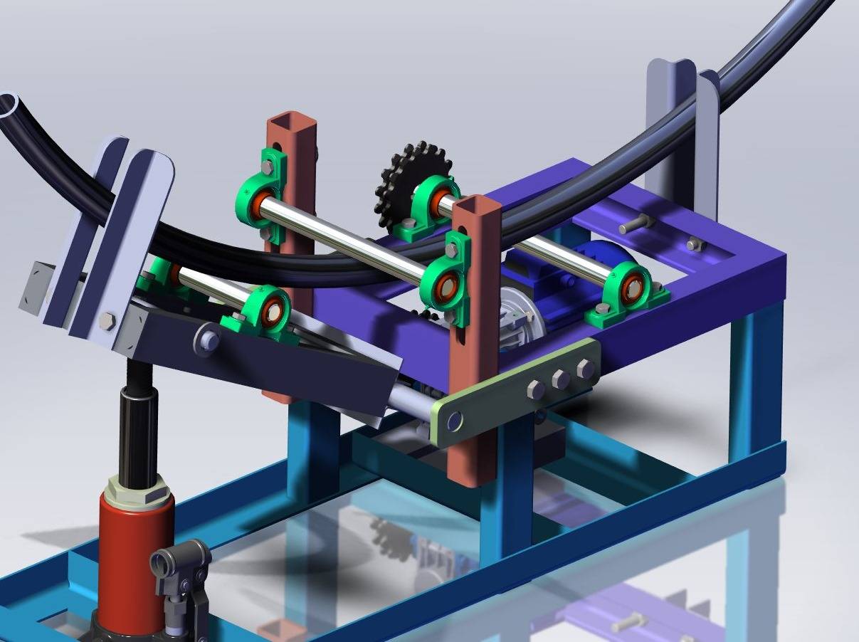So stellen Sie mit Ihren eigenen Händen einen einfachen, klemmenden und hydraulischen Rohrbieger für Profilrohre her: Zeichnung und Video