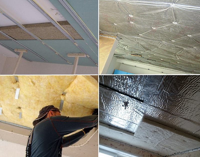 Schalldämmung der Decke in einer Wohnung unter einer Spanndecke: Schalldämmung, schalldichte Spanndecken, Installation