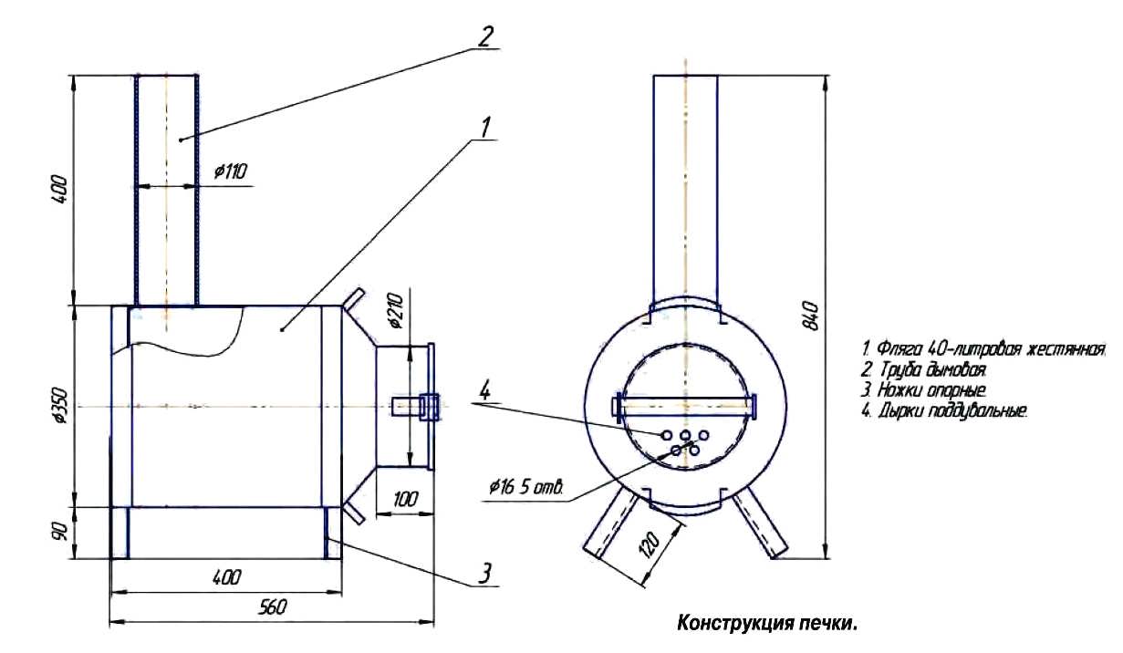 Die effizientesten Do-it-yourself-Bauchbauchofenzeichnungen, Diagramme, Videos