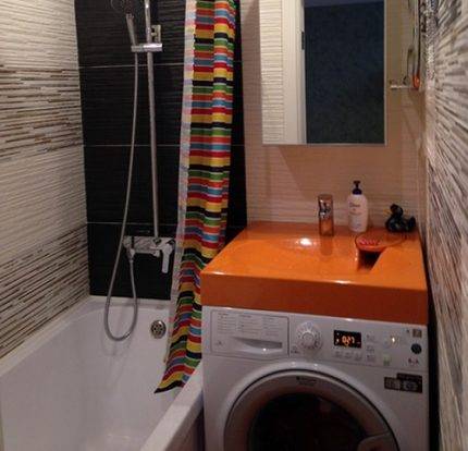 Vask over vaskemaskinen: designfunktioner + installationsnuancer
