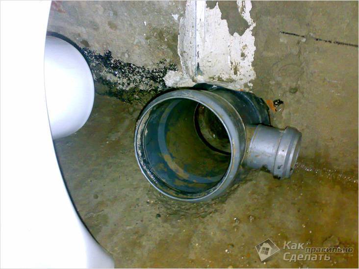 Funktioner ved at installere et toiletafløb vinkelret på kloakstigningens plan