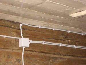 Hvilket kabel skal bruges til ledninger i et træhus: typer ikke-brændbare kabler og dets sikre installation