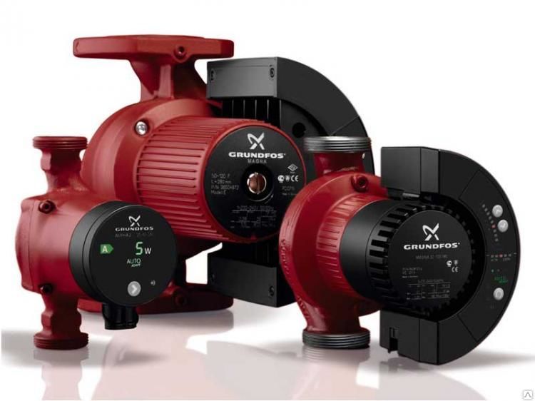 Grundfos Umwälzpumpe für Heizungsanlagen, Eigenschaften von Grundfos Geräten