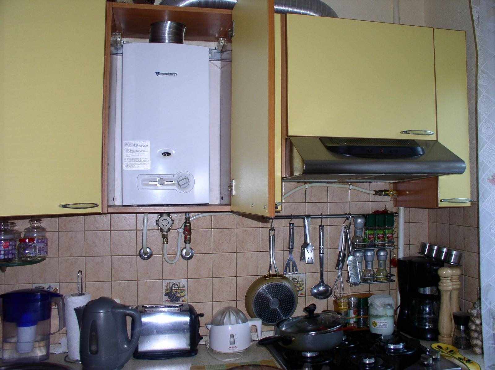 So verstecken Sie einen Gaskessel in der Küche: Die besten Gestaltungsmöglichkeiten und Verkleidungstipps