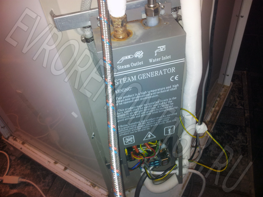 Dampfgenerator für eine Duschkabine: So wählen und installieren Sie Ihre eigenen Hände