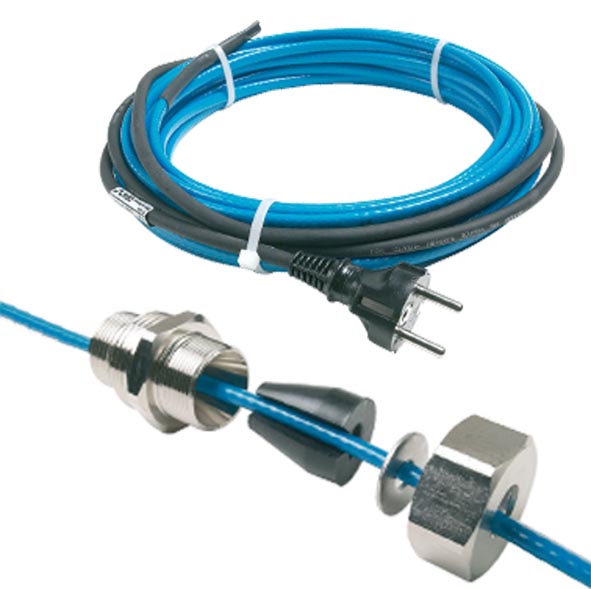 So wählen und installieren Sie ein Kabel zum Erhitzen einer Wasserleitung