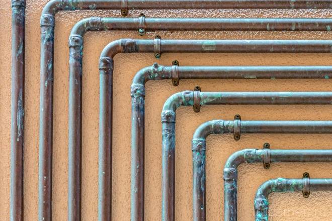 Übersicht Kupferrohre für Heizung und Wasserversorgung
