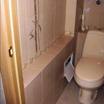 Sådan arrangeres en rørboks på toilettet: en oversigt over de bedste måder at skjule rørledningen på