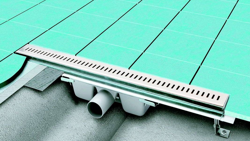 Duschablauf im Fliesenboden: Einbau mit Trockenabdichtung