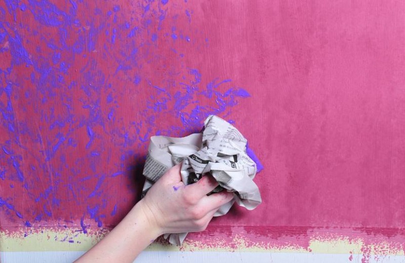 Vægdekoration maleri med dine egne hænder: originale og enkle måder