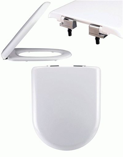 Befestigung des Toilettendeckels - Installation des Sitzes, seiner Sorten, Arten von Befestigungselementen