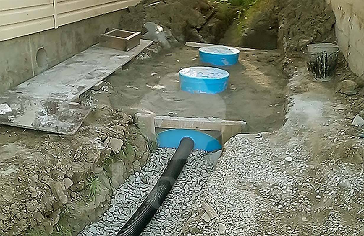 Hoher Grundwasserspiegel: Was ist das, wie man mit eigenen Händen entwässert, welche Regeln für die Entwässerung zu beachten sind, Berechnungsregeln