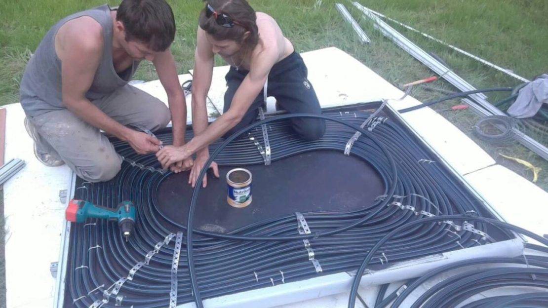 Sonnenkollektor für den Pool: DIY Poolheizung