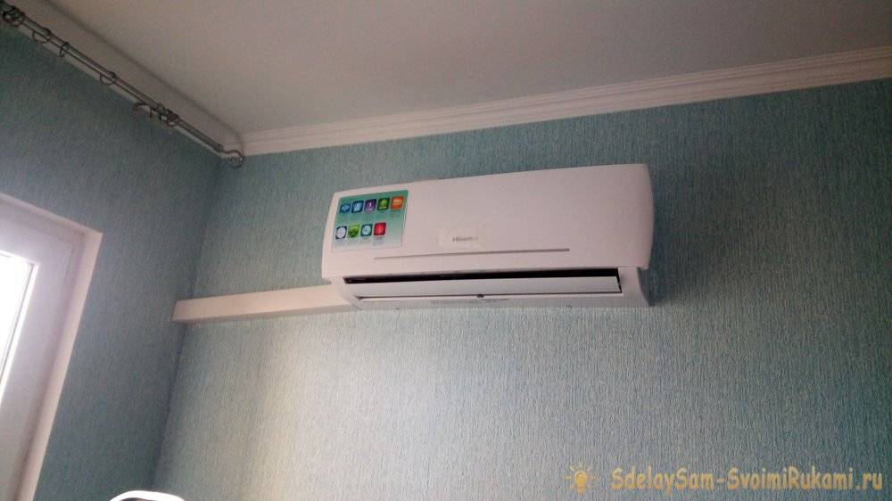 So installieren Sie die Klimaanlage in der Wohnung und im Zimmer