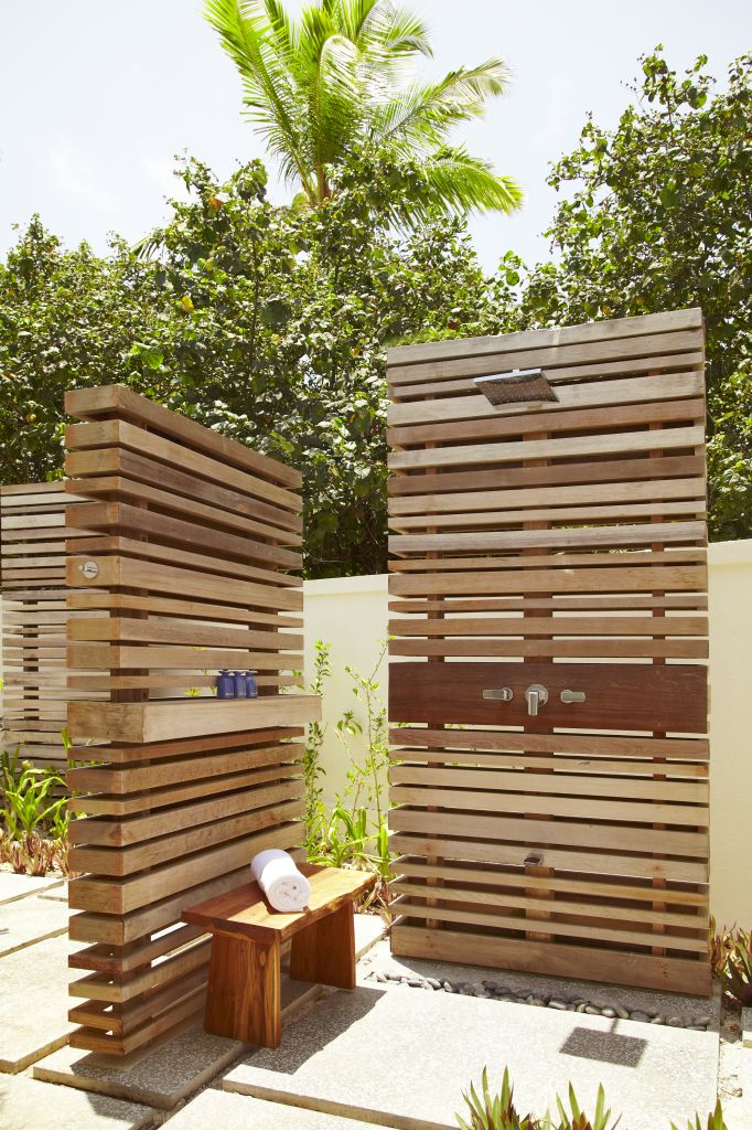 Gartendusche zum Selbermachen: Technologiemerkmale und Hauptbauphasen