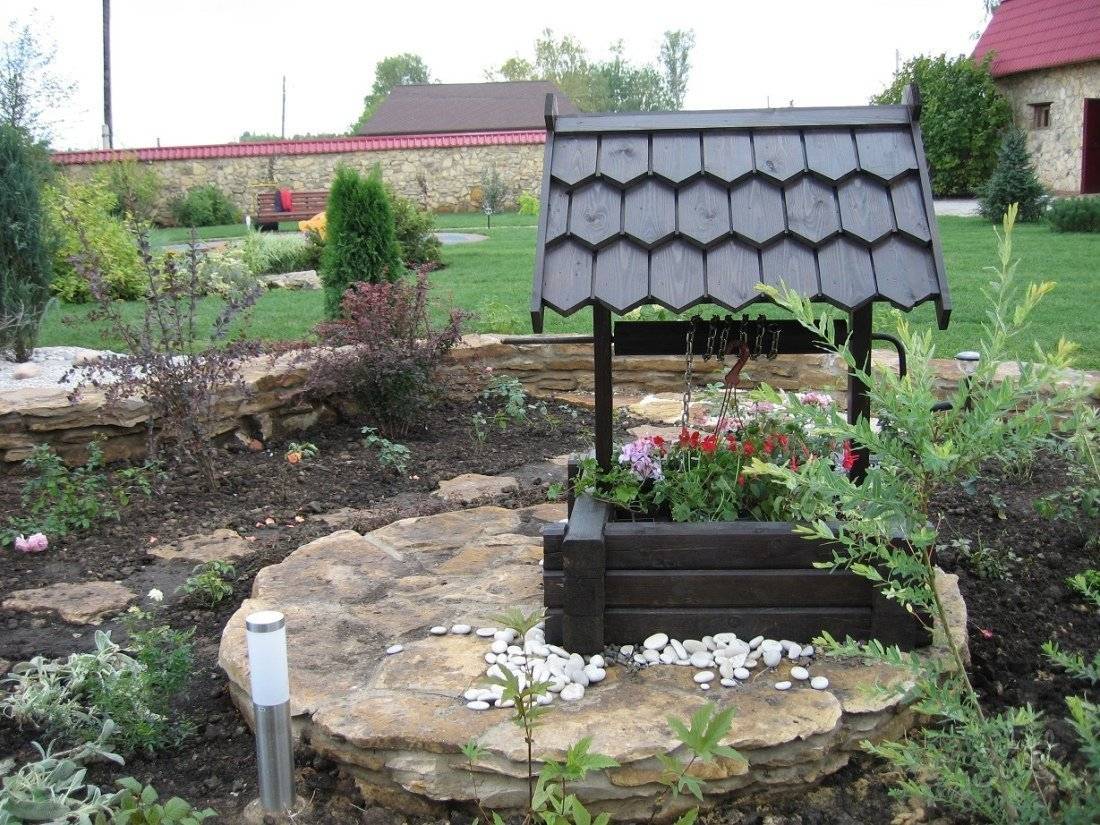 Haus für einen Brunnen: Baumöglichkeiten