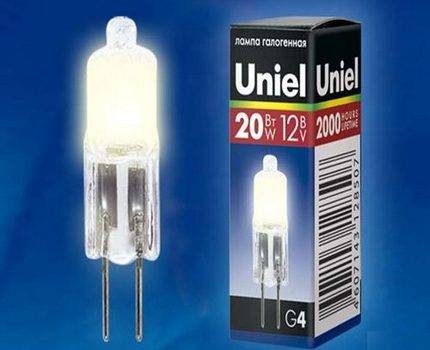 12v g4 LED-Lampen: Eigenschaften, Auswahlregeln + Bewertung der besten Hersteller