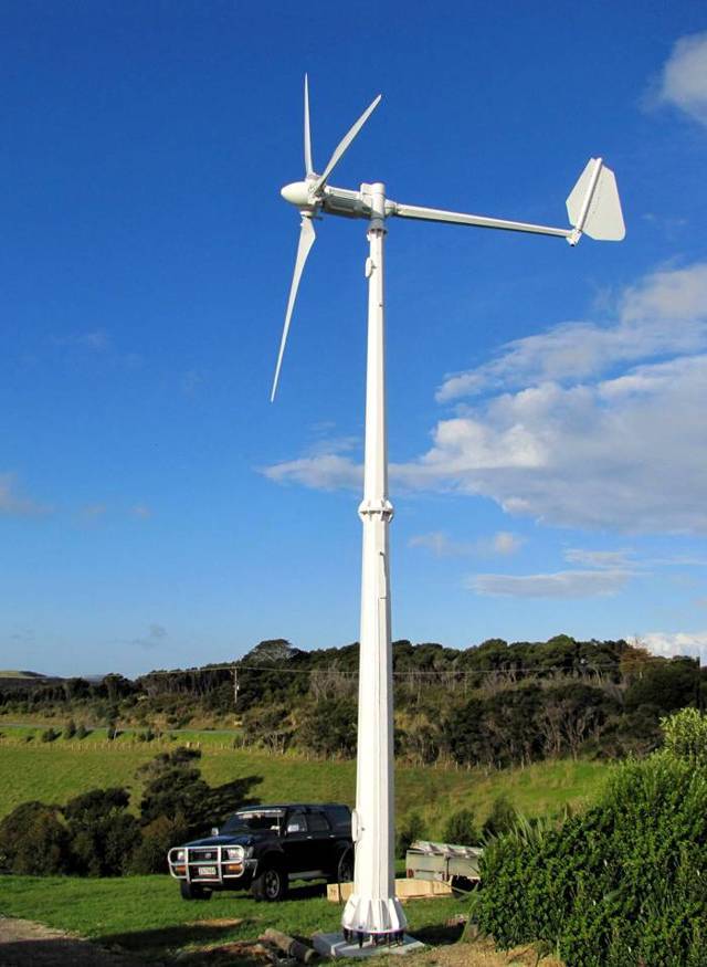 Wir bauen einen vertikalen Windgenerator zum Selbermachen für eine Sommerresidenz