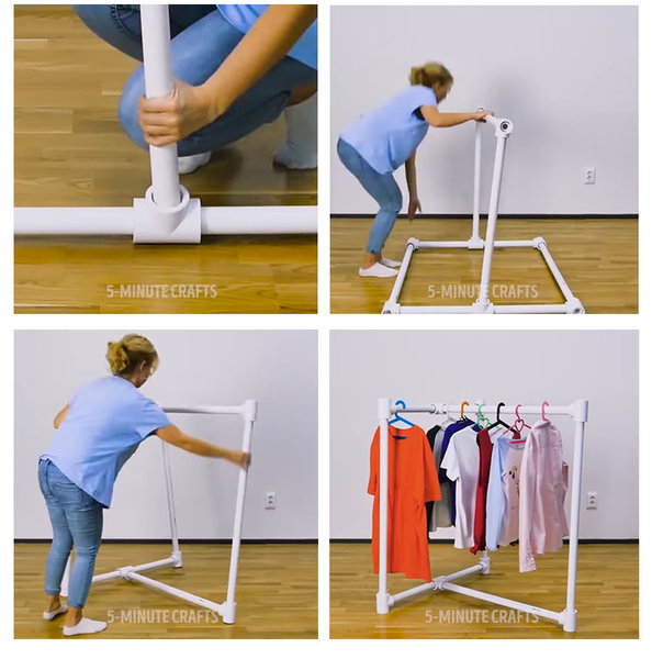 DIY Kleiderbügel – 66 Fotos von originellen Ideen für Kleiderbügel