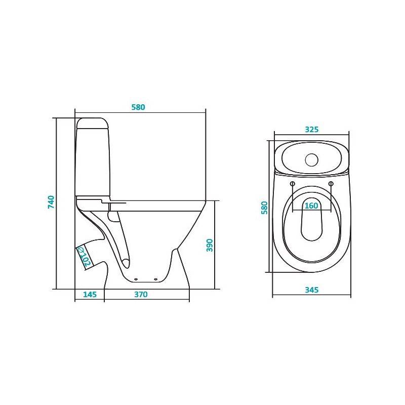 Was sind die Größen von Toilettenschüsseln mit Tank und wie wählt man die beste aus?