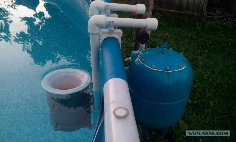Selbstgebauter Sandfilter für den Pool: Wir entwerfen und schließen ihn selbst an