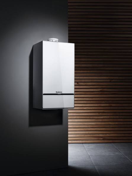 Wandmontierte Gaskessel Buderus 24 kW - Vorteile und Reichweite 