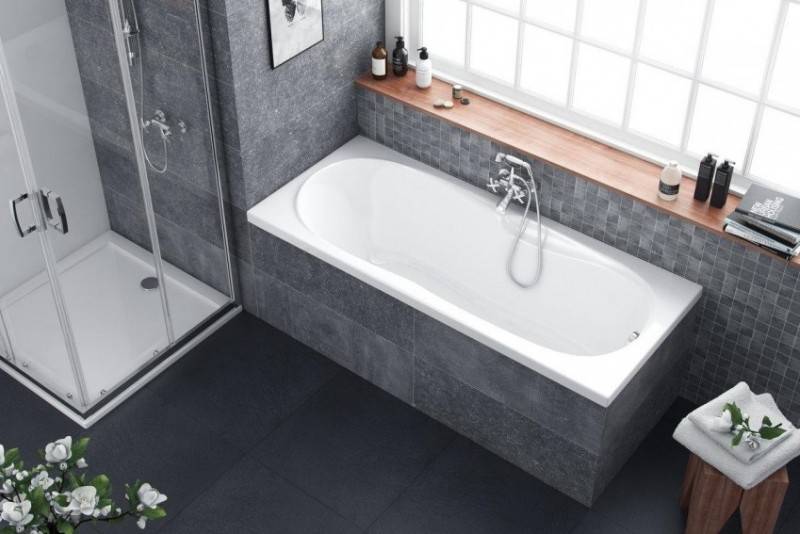 Standardabmessungen von Badewannen: Standardabmessungen von Sanitärkeramik aus Acryl und Gusseisen