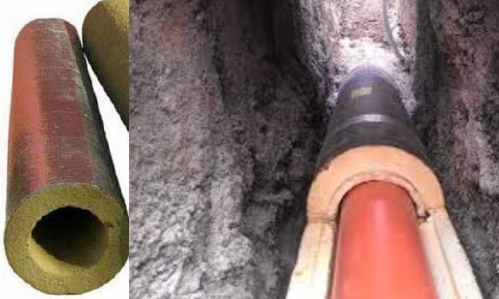 Isolierung für Wasserleitungen