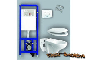 Hängende Toilette mit Installation: Auswahlregeln, Vor- und Nachteile einer solchen Lösung + Installationsschritte