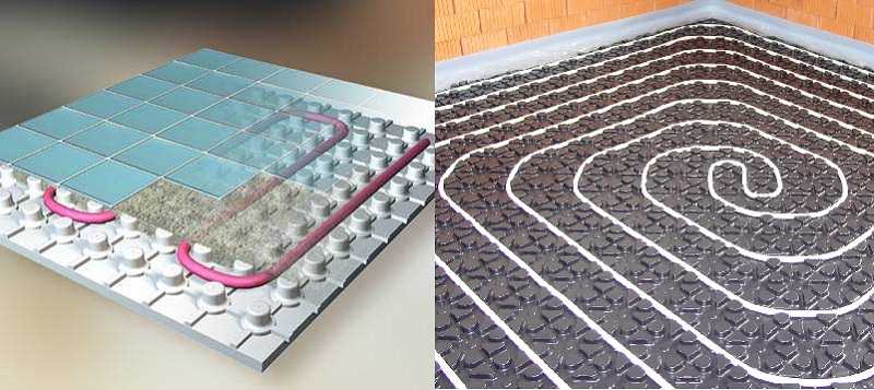 Die Technologie, Schritt für Schritt einen wasserbeheizten Boden mit Ihren eigenen Händen zu verlegen!