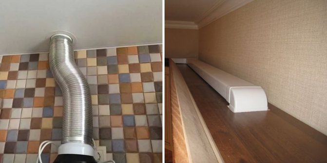 Luftkanäle für Abluft: Varianten und Installation