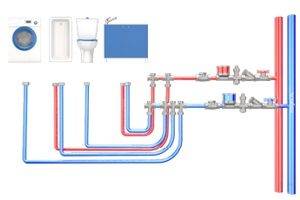 Installation af et vandforsyningssystem fra polypropylenrør: typiske ledningsdiagrammer + installationsfunktioner