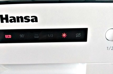 Oversigt over Hansa ZWM 416 WH opvaskemaskinen: effektivitet er nøglen til popularitet
