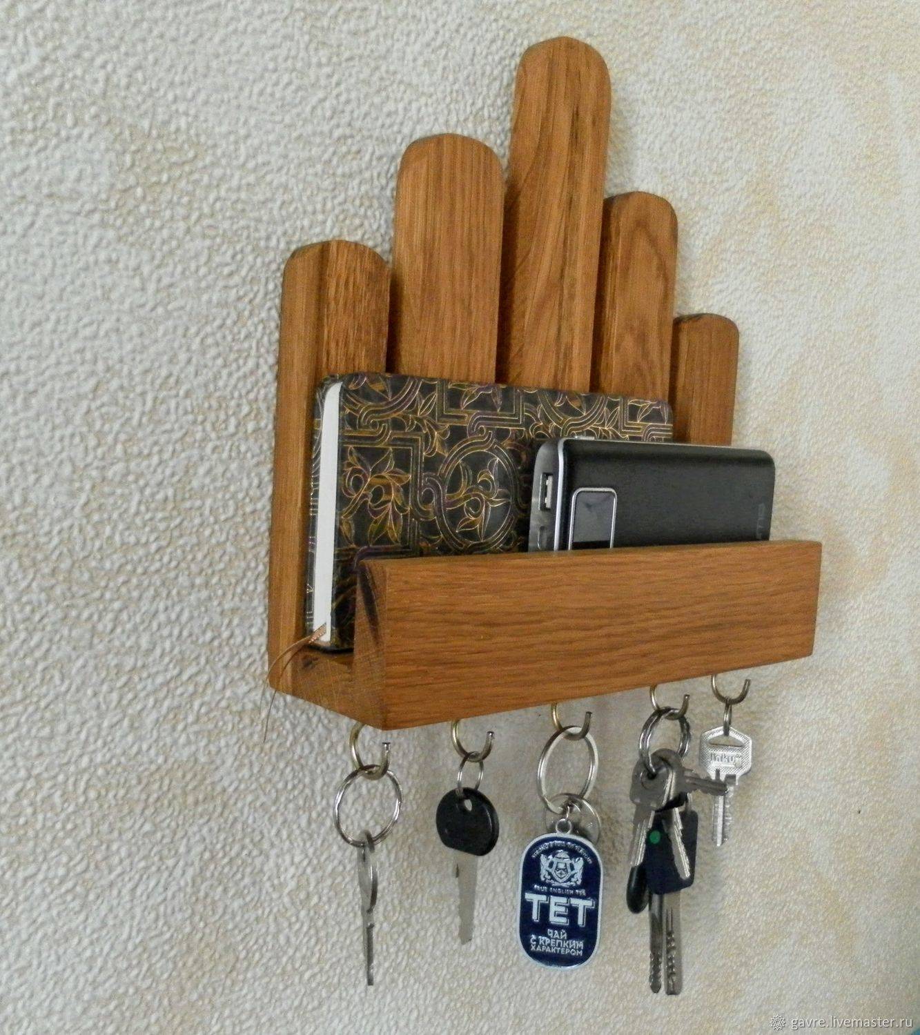 Wie erstelle ich einen Schlüsselhalter an der Wand?