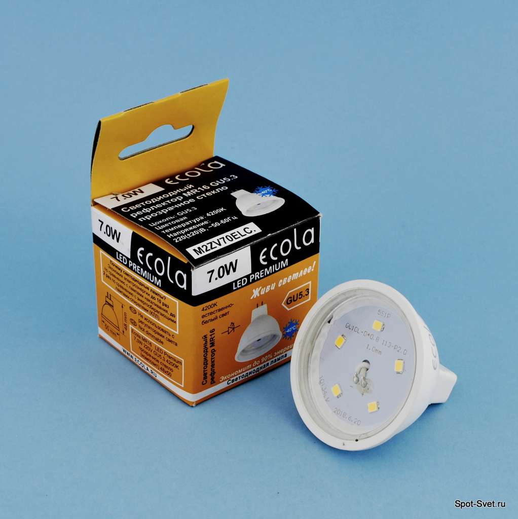 Merkmale und Eigenschaften von ecola LED-Lampen