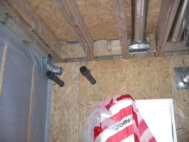 Do-it-yourself-Lüftungsgerät in einem Fachwerkhaus